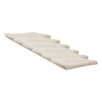 6x Bas Phillips Cairo Ribbed Collection Cotton Hand Towel 60x40cm Desert