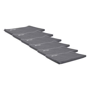 6x Bas Phillips Cairo Ribbed Towel Collection Cotton Bath Mat 78x48cm Graphite