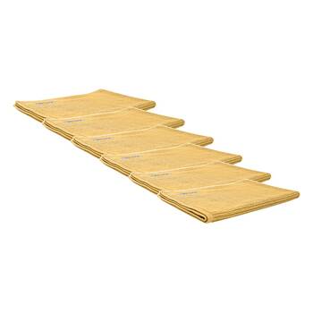 6x Bas Phillips Cairo Ribbed Towel Collection Cotton Bath Mat 78x48cm Sunshine