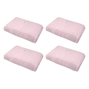 4x Bas Phillips Hayman Zero Twist Bath Sheet 600Gsm Cotton 160x80cm Orchid