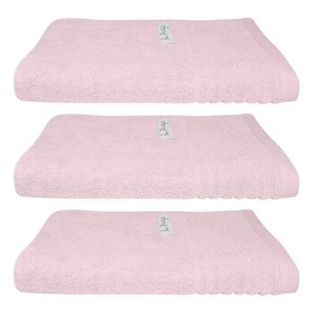 3x Bas Phillips Hayman Zero Twist Hand Towel 600Gsm Cotton 60x40cm Orchid