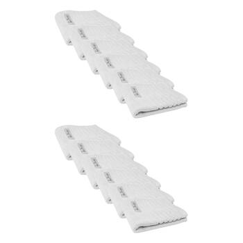 12x Bas Phillips Hayman Zero Twist Face Washer Towel 600Gsm Cotton 33cm White