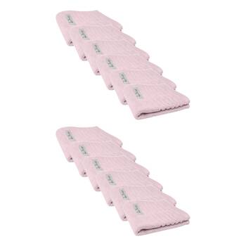 12x Bas Phillips Hayman Zero Twist Face Washer Towel 600Gsm Cotton 33cm Orchid
