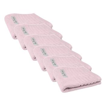 6x Bas Phillips Hayman Zero Twist Face Washer Towel 600Gsm Cotton 33cm Orchid
