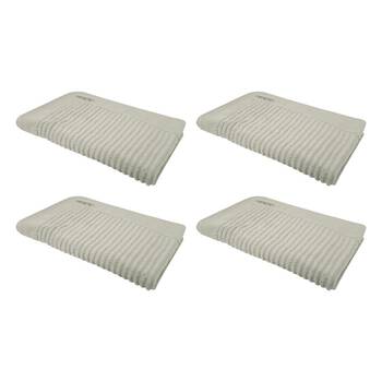 4x Bas Phillips Hayman Zero Twist Bath Mat 600Gsm Cotton 78x48cm Oatmeal