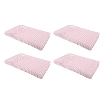 4x Bas Phillips Hayman Zero Twist Bath Mat 600Gsm Cotton 78x48cm Orchid