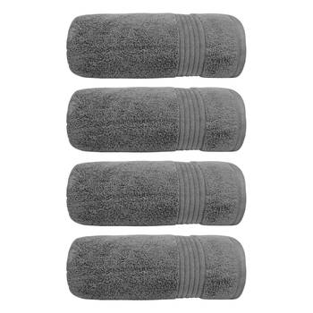 4x Bas Phillips Valencia Zero Twist Cotton Bath Towel 68 x 137cm Cloud