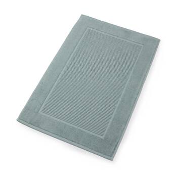 Christy Sovereign Bath Mat Combed Cotton 1000GSM Plush Mineral Blue