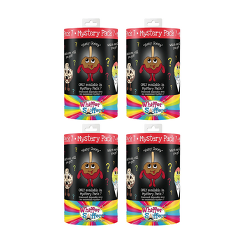 4x Whiffer Sniffers Mystery Pack 7 Scented Backpack Clip Assorted