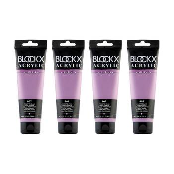 4PK Blockx Acrylic 120ml Paint Tube Art/Craft - Ultramarine Violet