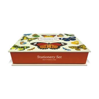 Cavallini Stationery Set Butterflies Vintage Cards Notes Stickers
