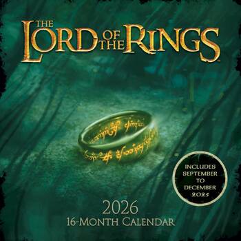 Lord Of The Rings 2026 Square Wall Calendar Room Decor 30x30cm