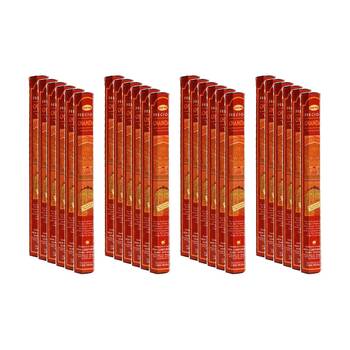 24PK HEM Home Fragrance Scented Smelling Incense Sticks Packet Set Chandan
