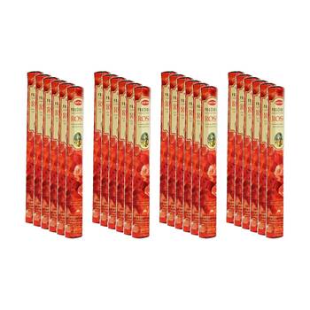 24PK HEM Home Fragrance Scented Smelling Incense Sticks Packet Set Precious Rose