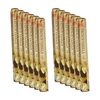 12PK HEM Home Fragrance Scented Smelling Incense Sticks Packet French Vanilla