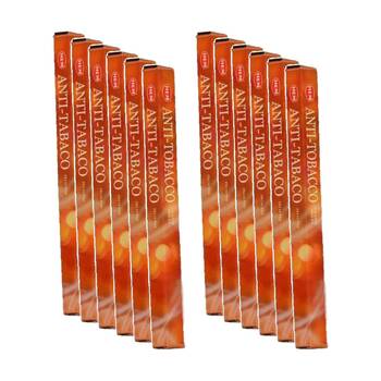 12PK HEM Home Fragrance Scented Smelling Incense Sticks Packet Set Anti Tobacco