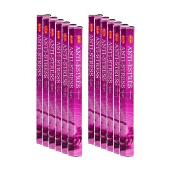 12PK HEM Home Fragrance Scented Smelling Incense Sticks Packet Set Anti Stress