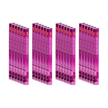 24PK HEM Home Fragrance Scented Smelling Incense Sticks Packet Set Anti Stress