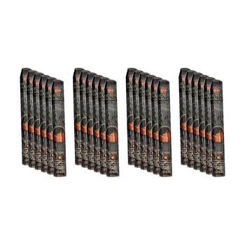 24PK HEM Home Fragrance Scented Smelling Incense Sticks Packet Set Black Magic