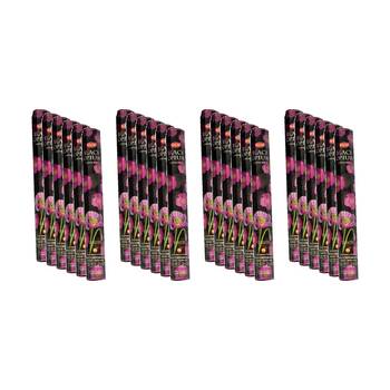 24PK HEM Home Fragrance Scented Smelling Incense Sticks Packet Set Black Opium