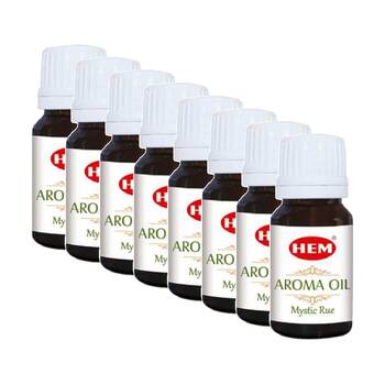 8PK HEM Home Fragrance Scented Smelling Oil Bottle 10ml Mystic Rue