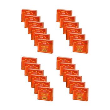24x 10pc HEM Home Fragrance Scented Incense Cones Packet Set Precious Amber