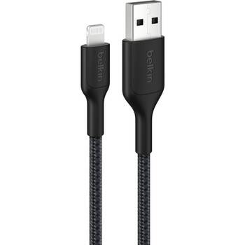Belkin BoostCharge MFi-Certified USB-A to Lightning Charging Cable 15cm Blk