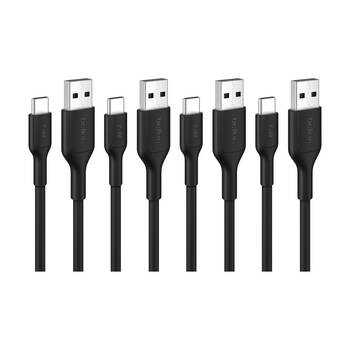 4PK Belkin BoostCharge USB-A to USB-C Charging Cable Universally Compatible 15cm