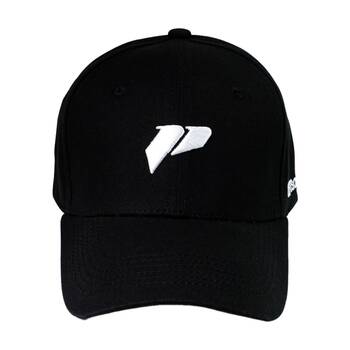 Lifesopeche Womens Baseball Cap Embroidered Logo Black & White One Size