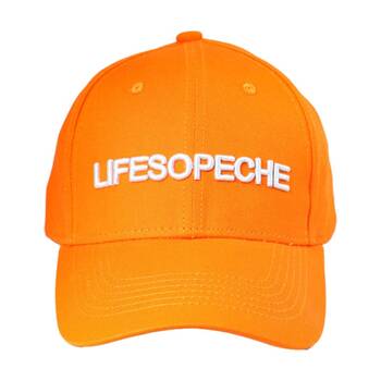 Lifesopeche Womens Baseball Cap Embroidered Logo Orange One Size
