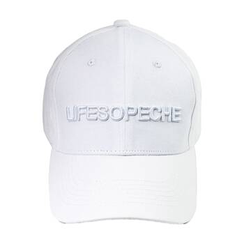 Lifesopeche Womens Baseball Cap Embroidered Logo White One Size