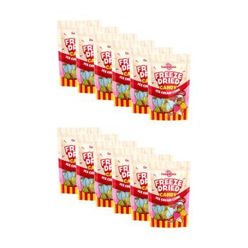 12PK Candy Cove Freeze Dried Ice Cream Cone 50g Candy/Lollies/Gummies