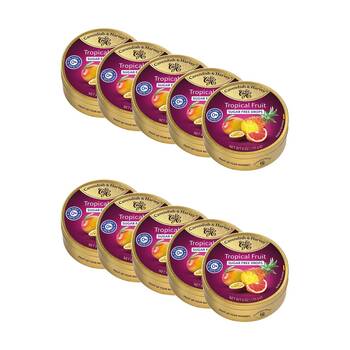 10PK Cavendish & Harvey Sugar Free Tropical Fruit Flavoured Candy 175g