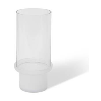 E Style Hondo Hurricane Glass Candle Holder Decor Clear White 17x17x34cm