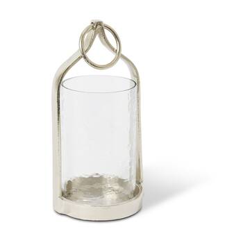 E Style Siana Candle Holder Elegant Nickel Aluminium Decor 16x14x30cm