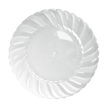 12x 6pc Partyware Heavy Duty Durable Dinner Plates Tableware Set 260mm Clear