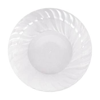 12x 6pc Partyware Heavy Duty Reusable Bowls Set Tableware 190mm Clear