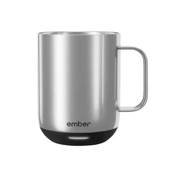 Ember Electric Insulated Smart Mug Cup W/ Charging Coaster 295mL Stainless Steel