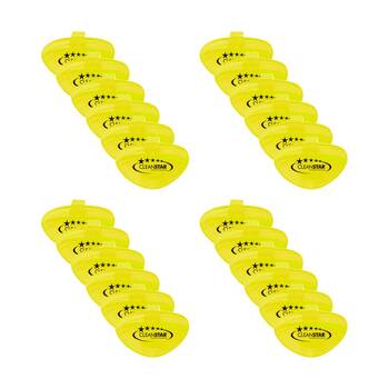 2x 12pc Cleanstar Clip-On Bathroom Toliet Fresheners Melon Fragerence Yellow