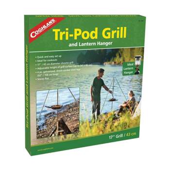 Coghlans Tri-Pod Grill Camping Outdoor Cooking Adjustable Height