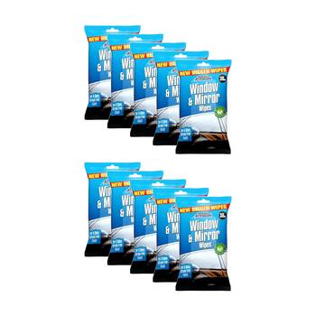 10 x 30pc Car Pride Automotive Vehicle Window & Mirror Wipes Cleaning
