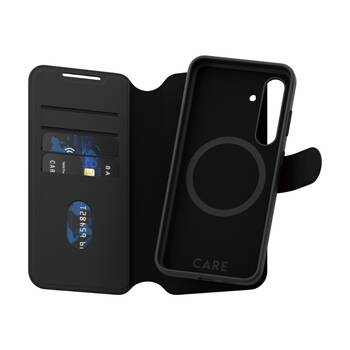 Panzer Tango Wallet Case - Samsung GS25+ Two-In-One Phone Cover Black