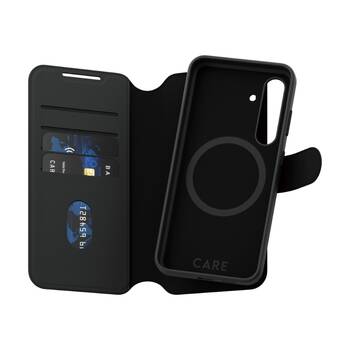 Panzer Tango Wallet Case - Samsung GS25 Luxury Leather Feel Black