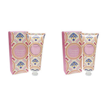 2PK LVD Pineapple Paradise Gentle/Nourishing Hand Cream Tube 100ml