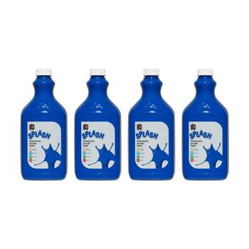 4PK Educational Colours Splash Classroom Acrylic Paint Jelly Belly Blue 2L 3y+