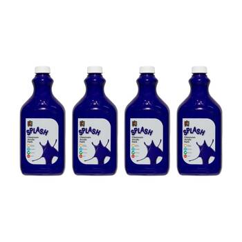 4PK Educational Colours Splash Classroom Acrylic Paint Purple Blast 2L 3y+