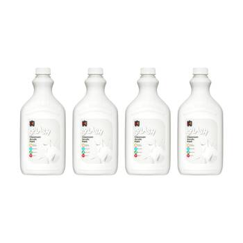 4PK Educational Colours Splash Classroom Acrylic Paint Snowball White 2L 3y+