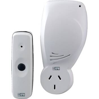 Hpm 70M 240V Wireless Door Chime Long Range Bell& Piggy Back Ac Doorbell HPM