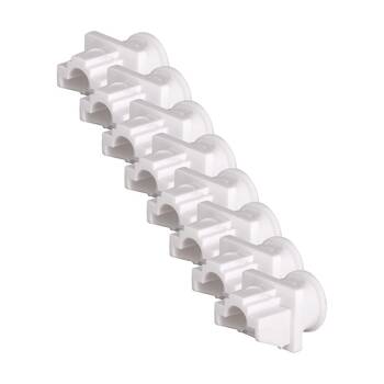 8PK T3 Dust Cover 10 Pk For Rj45 White Pack RJ45 Networking Accessories