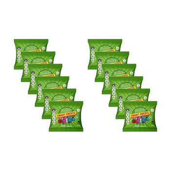12PK DoubleD Smart Sweets Sour Bears 50g Fruit Flavour Gummies